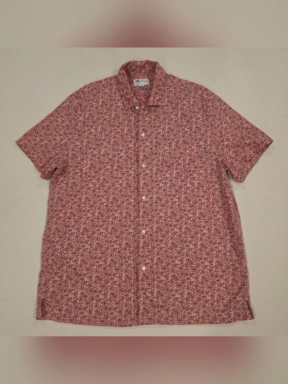 J. Crew Camp Shirt M